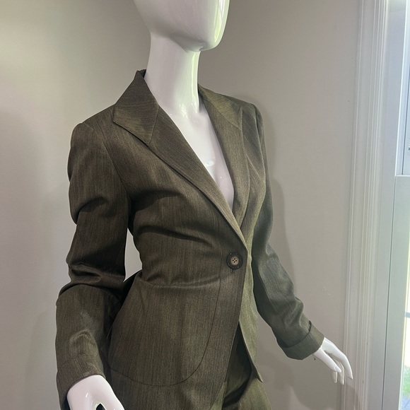Lafayette 148 New York Olive Pantsuit - Picture 6 of 16